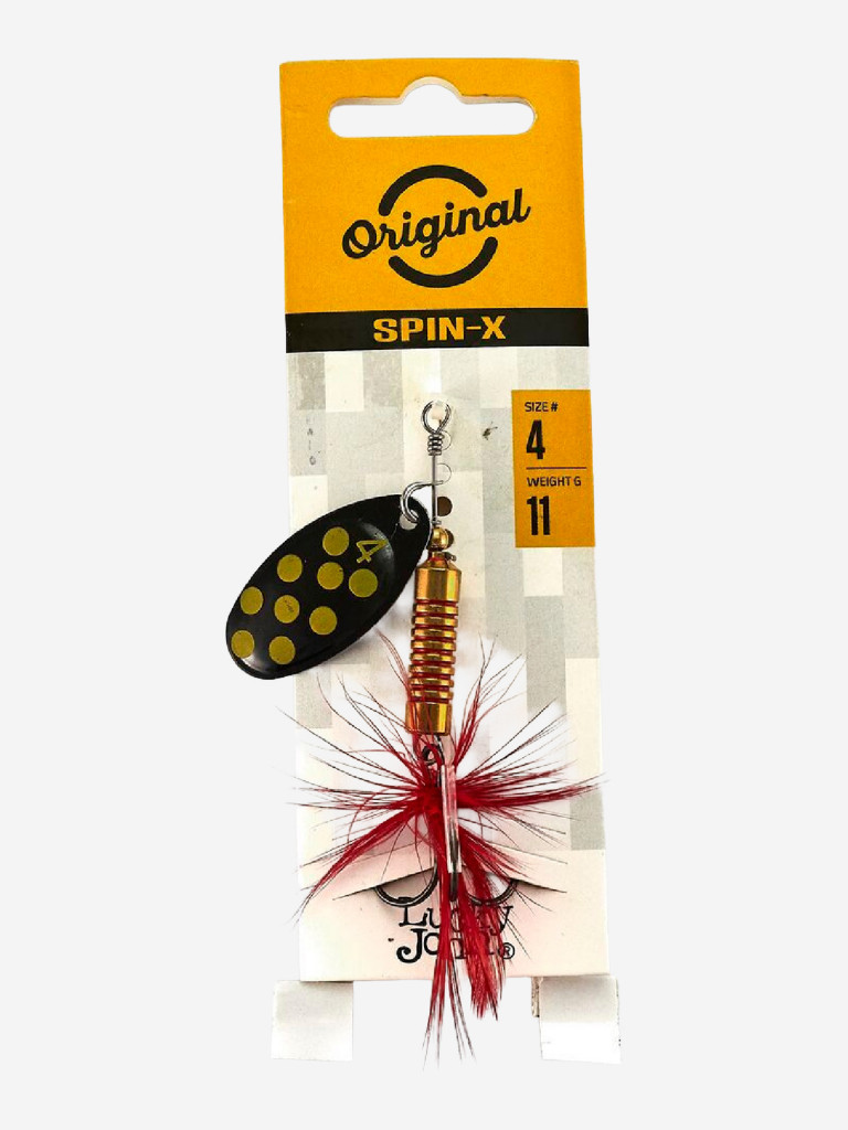 Блесна вращающаяся Lucky John SPIN X ROUND 04, вертушка LJSR04-BF, вес 11 г, упак. 5 шт.