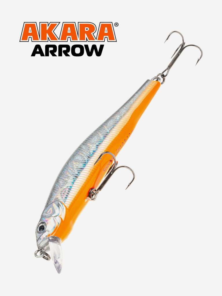 Воблер Akara Arrow 65SP 5,3 гр. минноу, суспендер. твичинговый, на щуку, судака A83