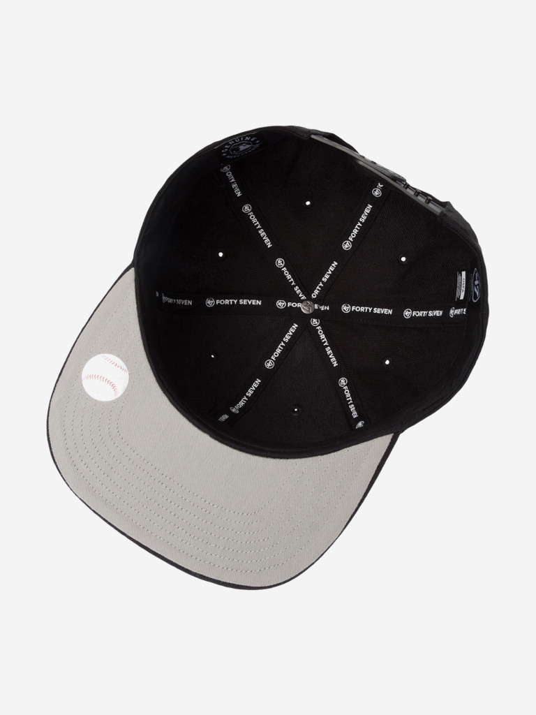 Бейсболка с прямым козырьком 47 BRAND B-NSHOT06WBP-BK Chicago White Sox MLB