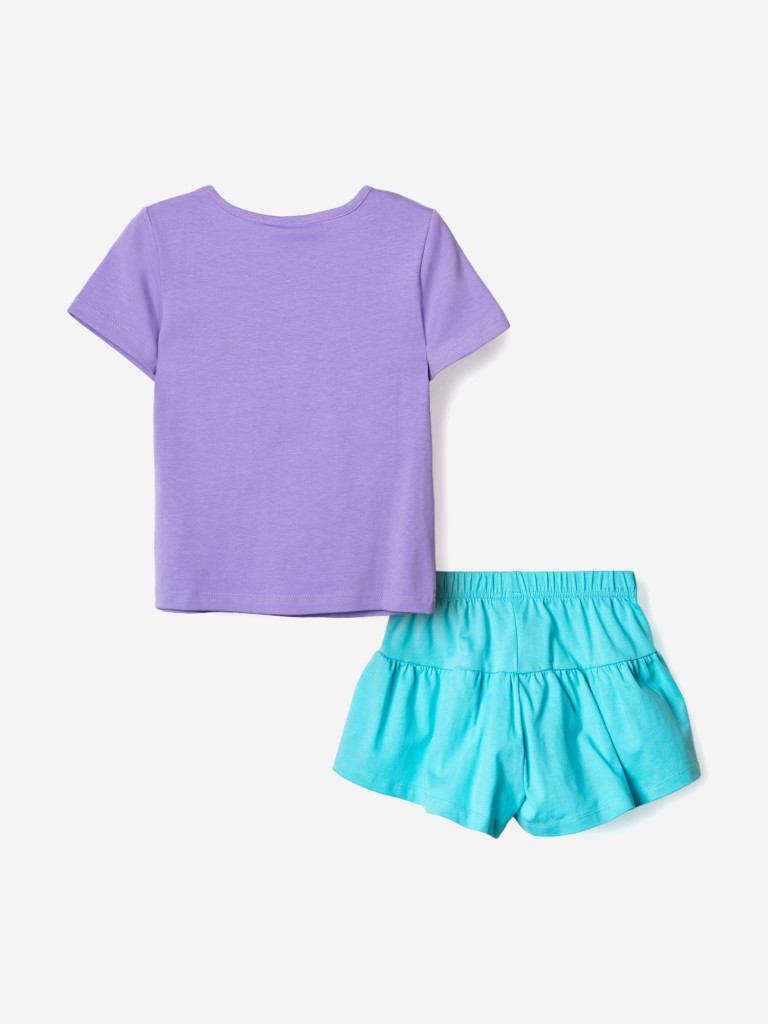 Комплект для девочек: футболка, шорты PlayToday