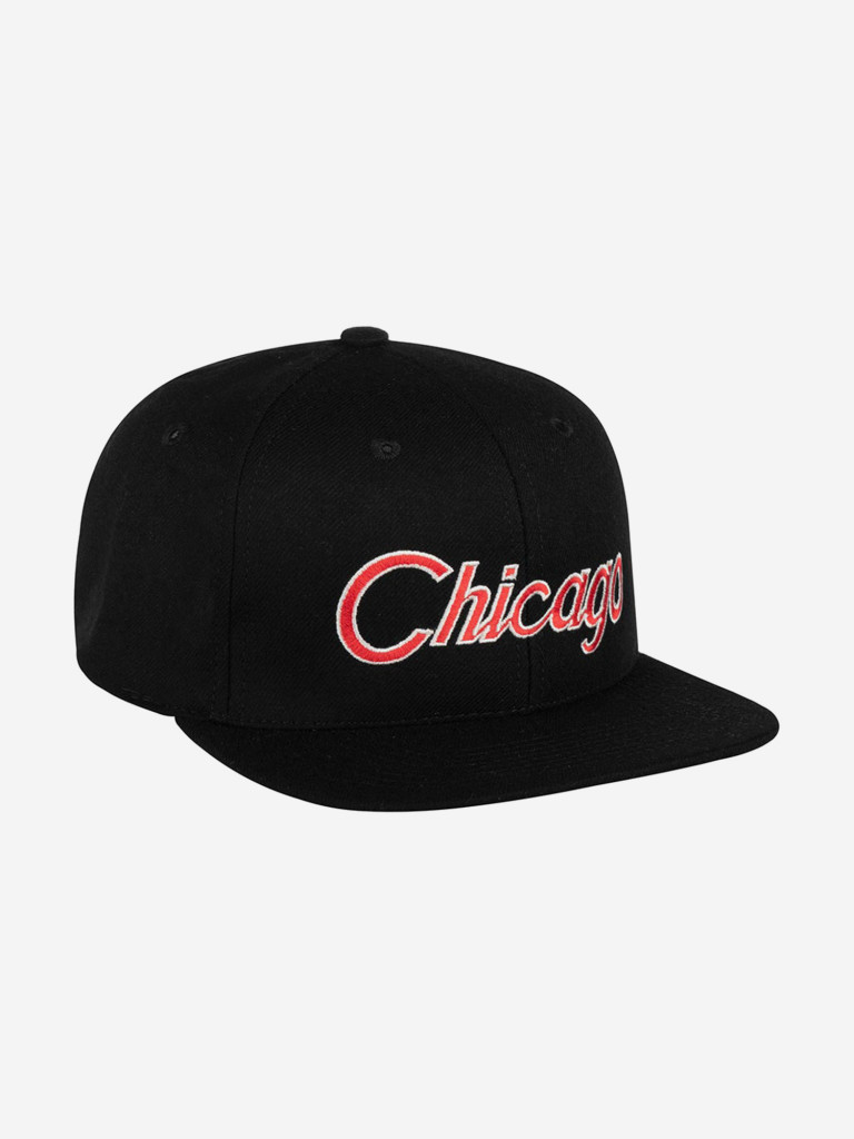 Бейсболка с прямым козырьком HOOD 100-MWL005-IL011-BKA Chicago VII (черный)