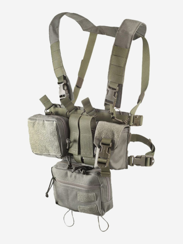 Разгрузочный жилет Chest Rig Wartech Кочевник TV-101 честриг тактический, с подсумками, олива