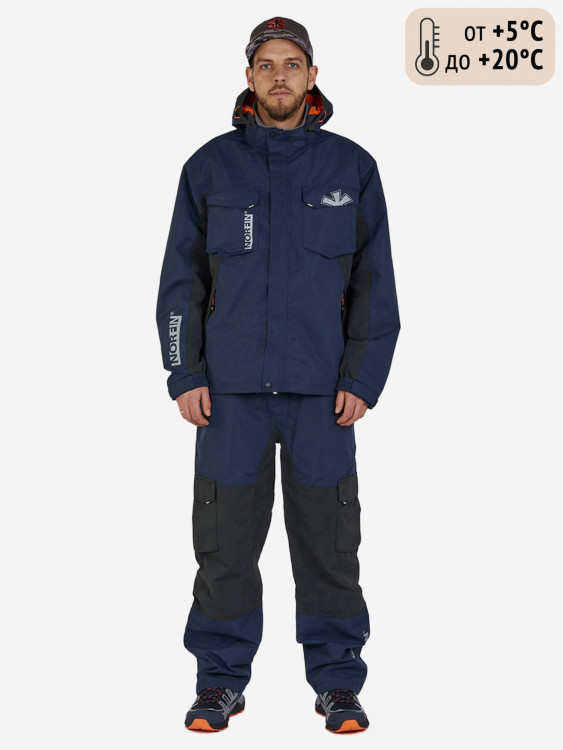 Костюм демисезонный Norfin ALPHA (куртка+полукомбинезон) для рыбалки и охоты