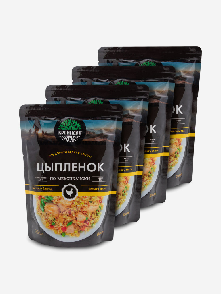 Готовое блюдо Цыпленок по Мексикански 325г. (Кронидов) 4шт 1,3кг