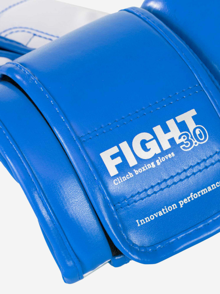 Перчатки боксерские Clinch Fight 3.0 сине-белые
