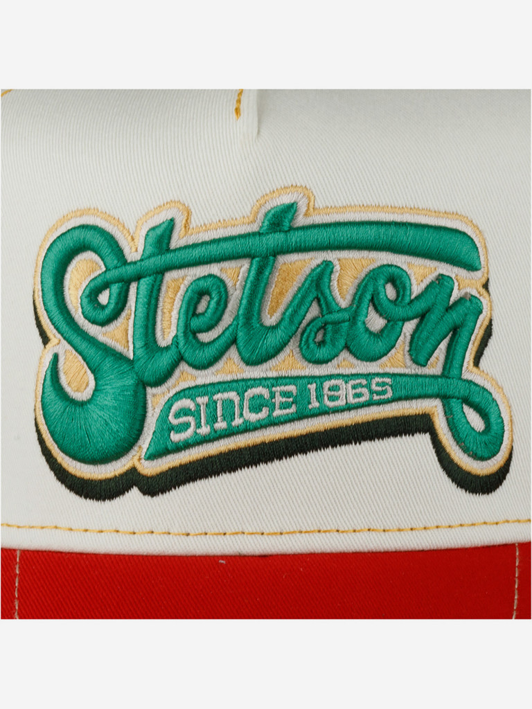 Бейсболка с сеточкой STETSON 7761162 TRUCKER CAP LETTERING (оранжевый)