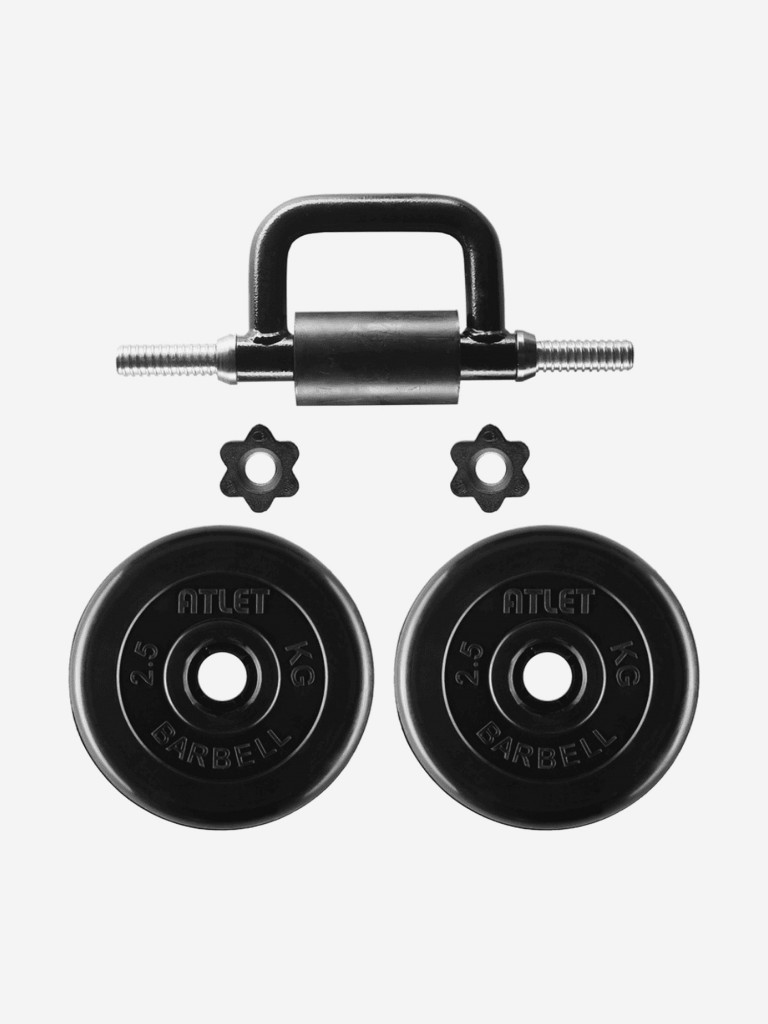 Гиря разборная BARBELL ATLET 9 кг Черная