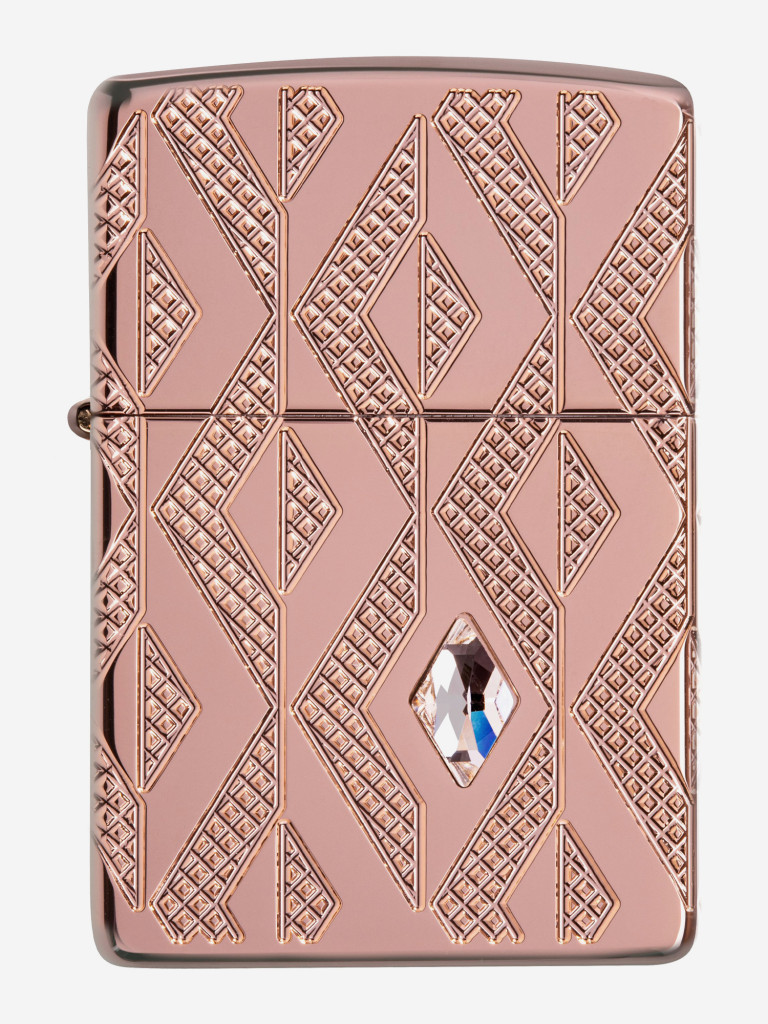 Зажигалка бензиновая ZIPPO 49702 Armor Geometric Diamond Pattern