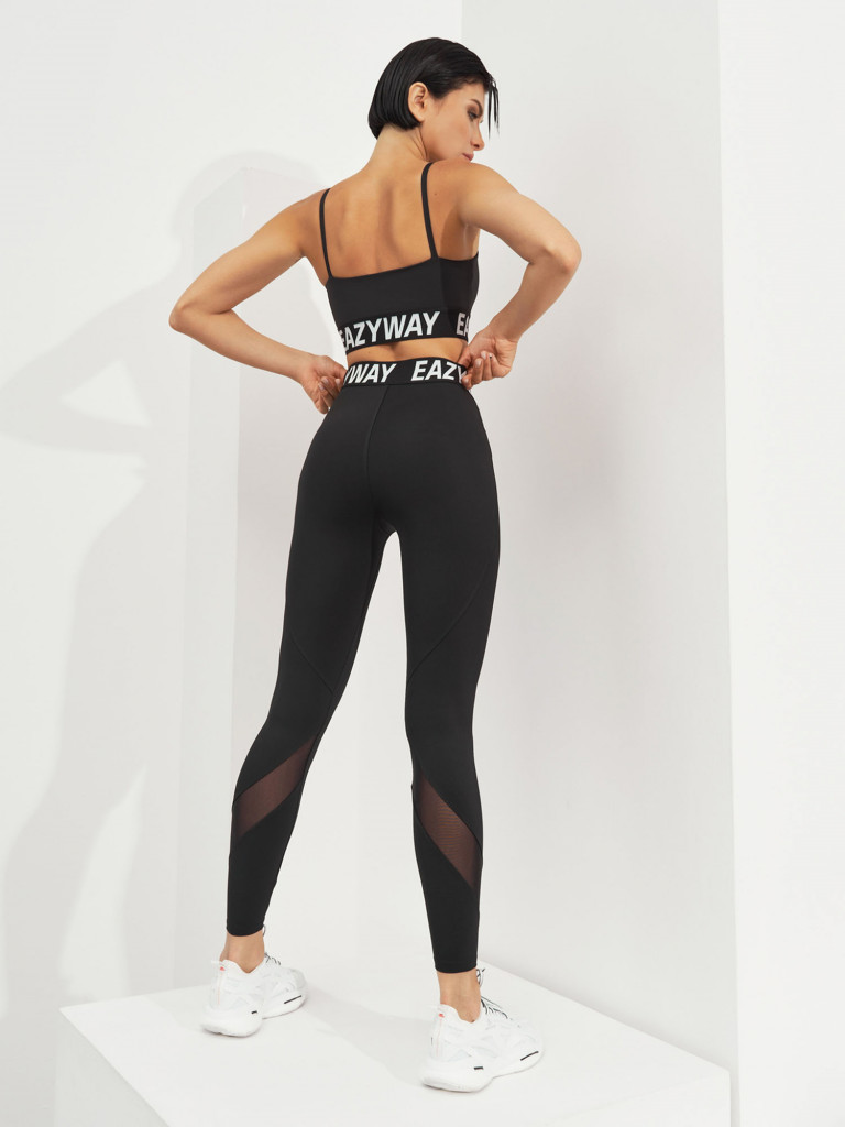Легинсы спортивные с двойным поясом EAZYWAY