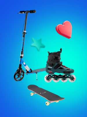 Самокаты, ролики и скейты