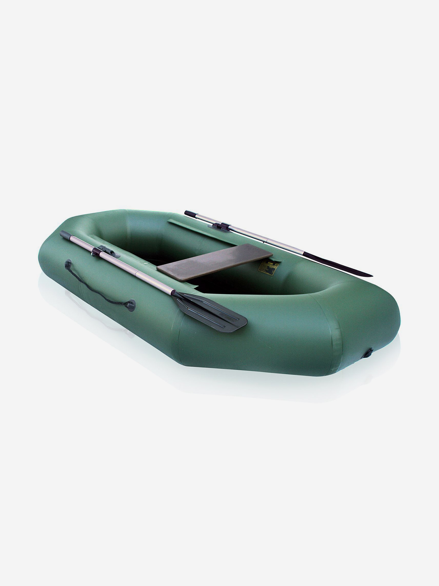 Лодка ПВХ Компакт-220N- натяжное дно (зеленый цвет) упаковка-мешок оксфорд,